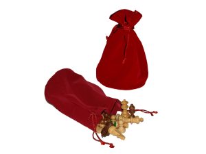 JS#15501--VELVET STORAGE POUCH MADE FROM A DURABLE FINE VELVET