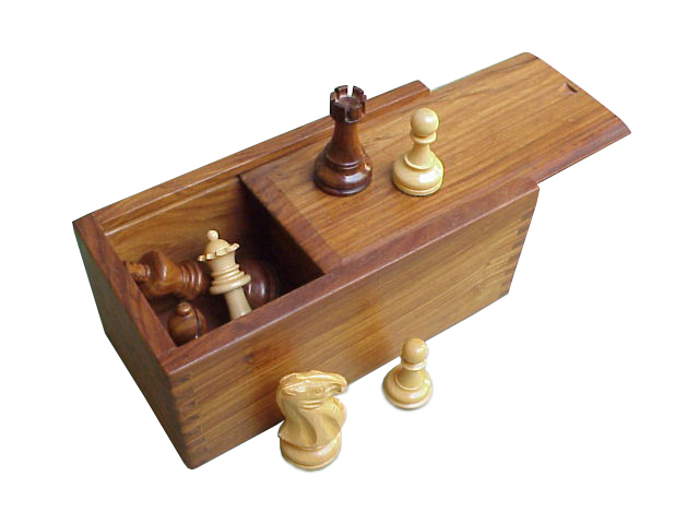 JS#15502--SLIDING TOP SHEESHAM WOOD BOX