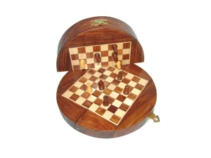 HALF ROUND FOLDING CHESS SET