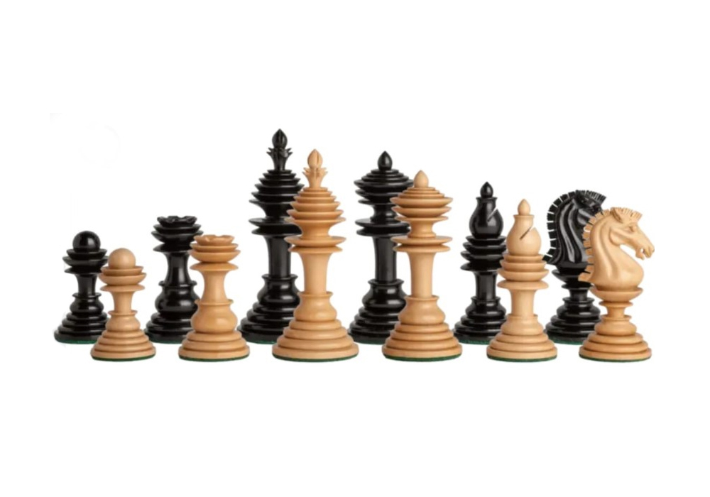 Flower Head Staunton Chess Pieces – ICS0824