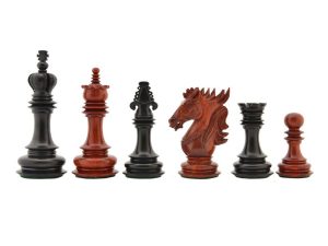 Prestige Luxury Chess Pieces (Redwood/Ebonywood) – ICS0803