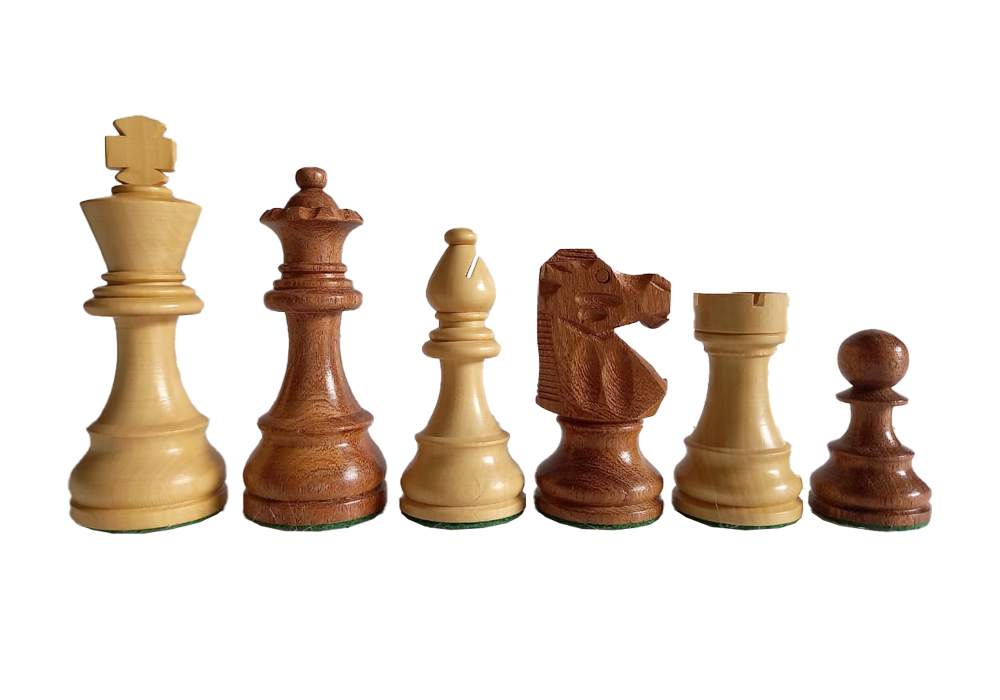 Sheesham & Boxwood King Size – 89 Mm / 3.50″ Base Dia – 35 Mm – Js#11002