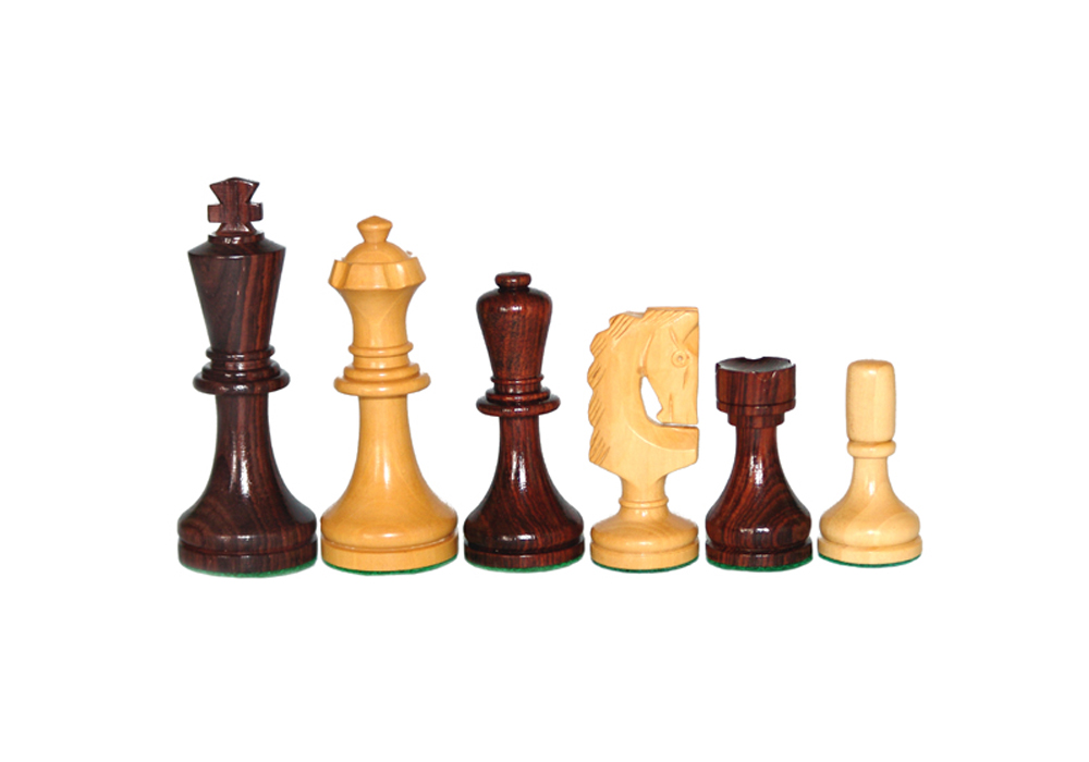 French Style Rosewood & Boxwood King Size – 100 Mm / 4.00″ Base Dia – 38 Mm – Js#11003