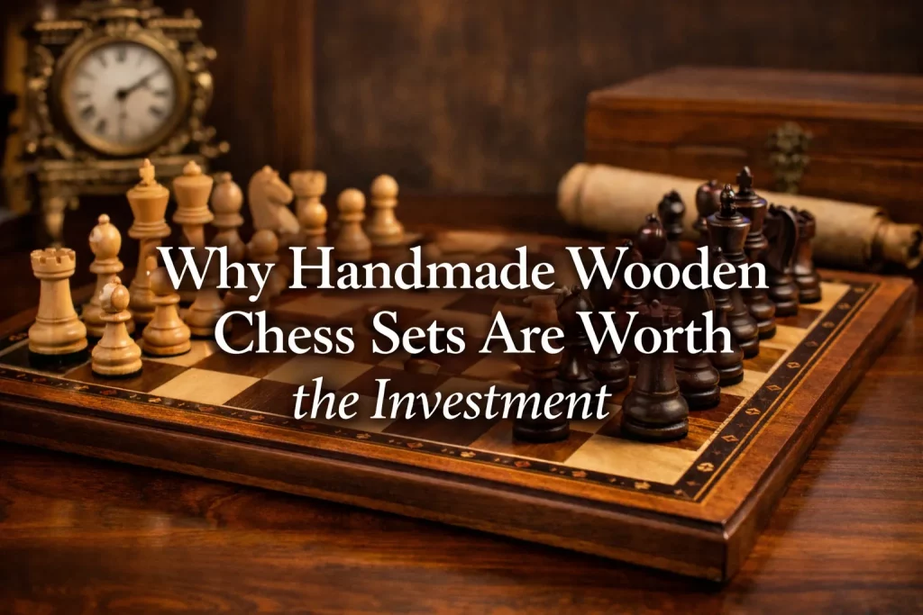 handmade wooden chess sets investment